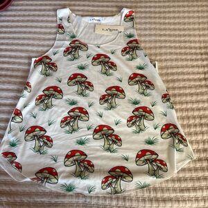 L'A Soul Women's Playful Red Mushroom Tank Top